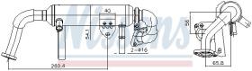 Nissens 989482 - EGR00 OPEL/FIAT/ALFA ROMEO (ENFRIADOR)