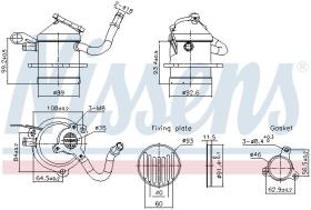 Nissens 989480 - EGR00 RENAULT/DACIA/MB
