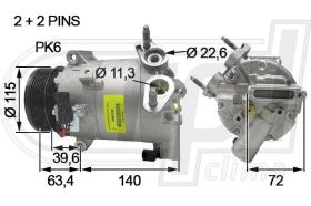 RPL QUALITY APCOFD0089 - COMPR FORD MONDEO/S-MAX TDCI (15>)