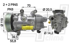 RPL QUALITY APCOCI0052 - COMPR PEUGEOT 307/CITROEN C4