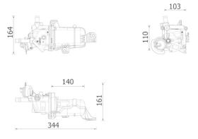 Mahle CE49000P - EGR00 RENAULT TRAFIC/TALENTO/VIVARO (COMPLETA)