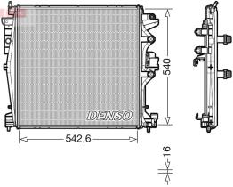 Denso DRM01004 - RADIA ALFA ROMEO STELVIO/GIULIA 2.2 JTD 2015