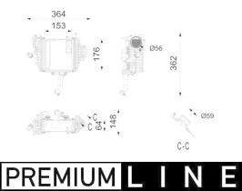Mahle CI737000P - INTER MB W205/W213/X253