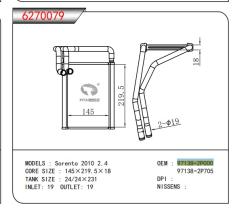 CASSELIN 6270079 - CALEF KIA SORENTO (09>)