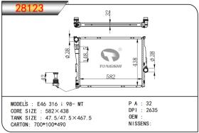 CASSELIN 28123 - RADIA BMW S3 E46 318/TDS/320/D/325/328/330 (98>) MANUAL
