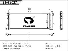 TONGSHI 8886027 - CONDE SUZUKI SWIFT (2018-2021)