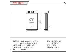 TONGSHI 6291001 - CALEF AUDI A6 II (97>05)