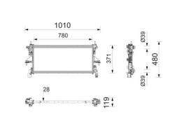 Mahle CR2864000P - RADIA FIAT DUCATO 2.2D 120 MULTIJET (7/21>)