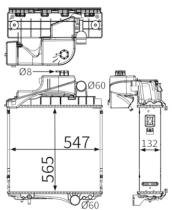Mahle CR1730000S - RADIA J. DEERE 6520/6620/6820/6920/6515/7220/7320/7420/7520