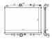 Ordoñez 2060289 - RADIA CITROEN C5 (01>8/04) PEUGEOT 406 1.8/2.0/2.0HDI (99>)